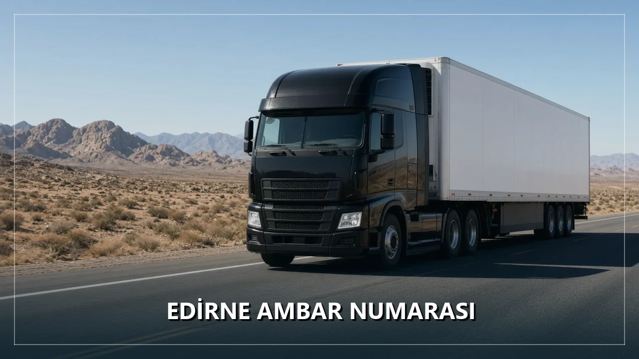 Edirne Ambar Numarası
